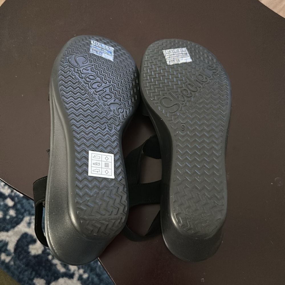Skechers Cali Rumblers Queen B Wedge Sanda. Size 9. New with out box. - Picture 10 of 11